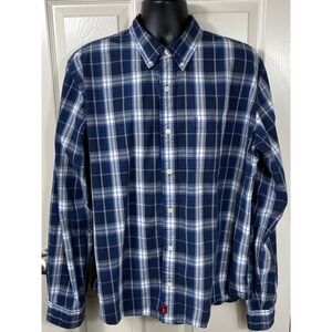 Abercrombie & Fitch Plaid Button Down Long‎ Sleeve Casual Shirt XL